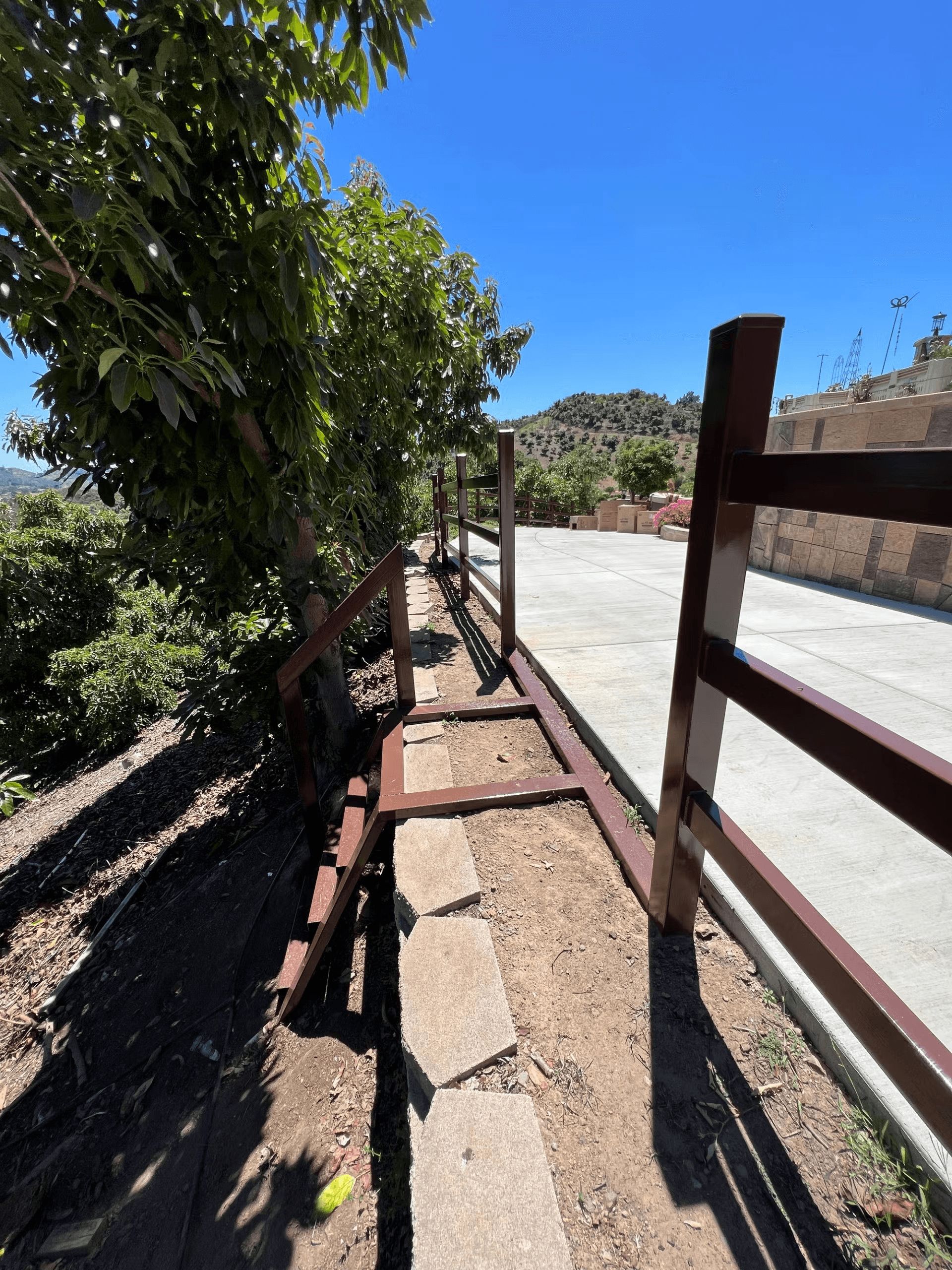 Custom Welded Brown Fence photo 4